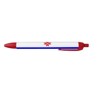 Mordovia Flag Blue Ink Pen