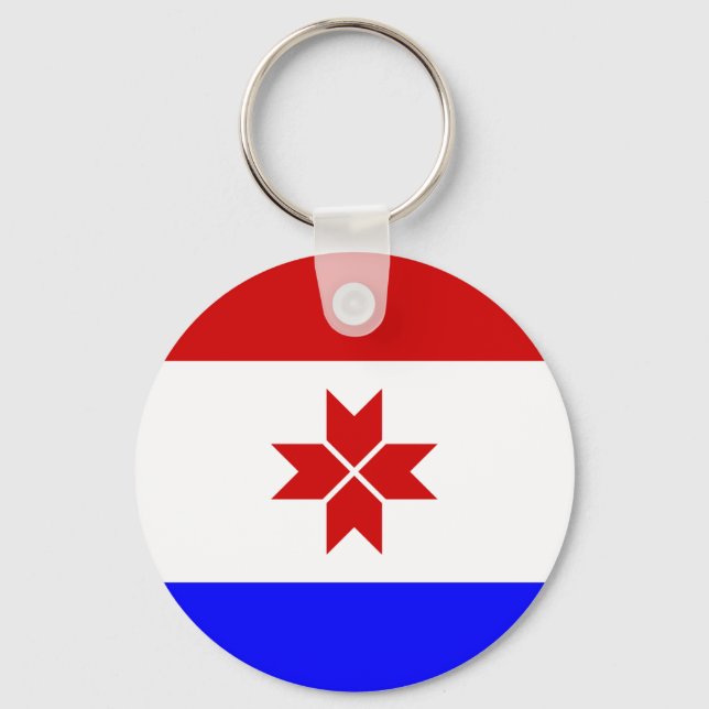 Mordovia Flag Key Ring (Front)