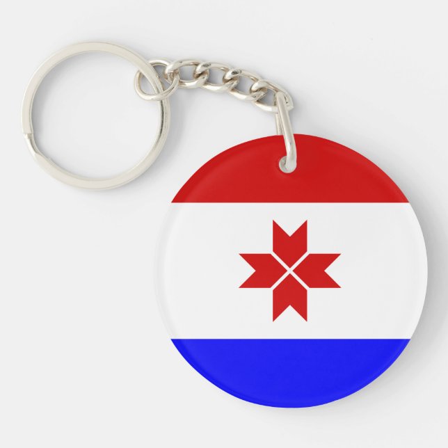 Mordovia Flag Key Ring (Front)