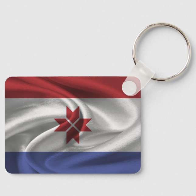 Mordovia Flag Keychain (Front)