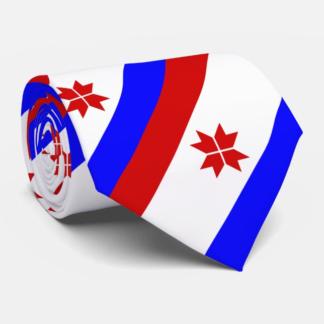 Mordovia Flag Tie (Rolled)