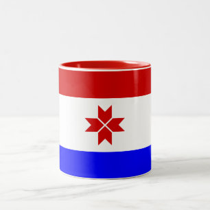 Mordovia Flag Two-Tone Coffee Mug