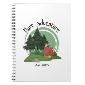 more adventure less worry notebook