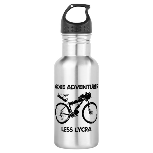 More Adventures Less Lycra Bikepacking 532 Ml Water Bottle (Front)