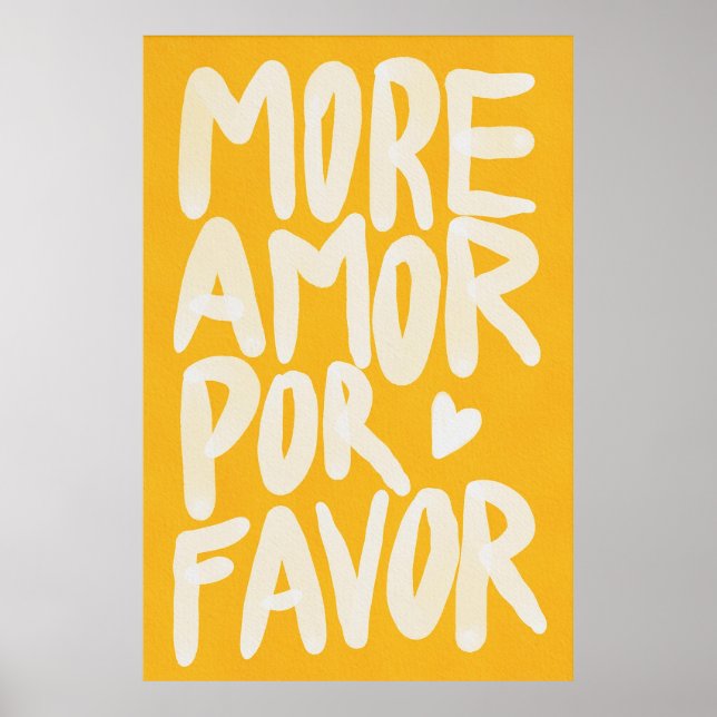 More Amor Por Favour Poster (Front)