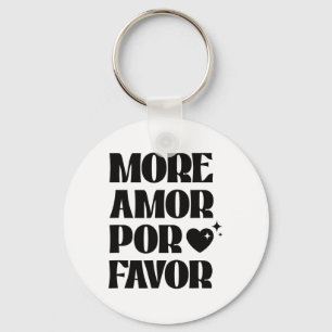 More Amor Por Favour Retro Love Valentine Aestheti Key Ring