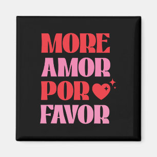 More Amor Por Favour Retro Love Valentine Aestheti Magnet