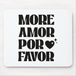 More Amor Por Favour Retro Love Valentine Aestheti Mouse Mat
