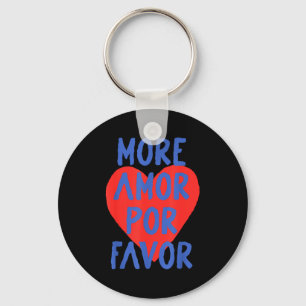 More Amor R Favor Red Heart Cute Spanish Love Quot Key Ring