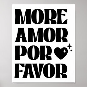 More Amor R Favor Retro Love Valentine Aestheti  Poster