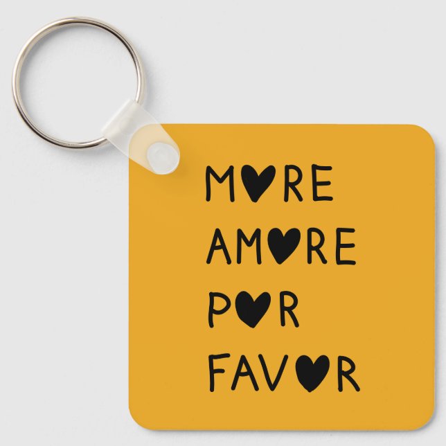 More Amore Pore Favor Key Ring (Front)