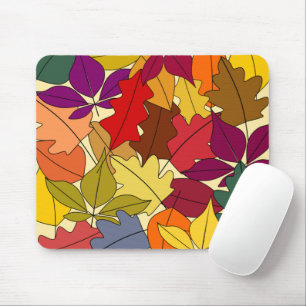 More Autumn Leaves Mouse Mat