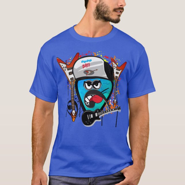More Bass Clef 2.0 Rock T-Shirt (Front)