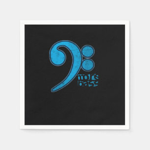 More Bass Clef Note Musical Notes Musicians Music  Napkin