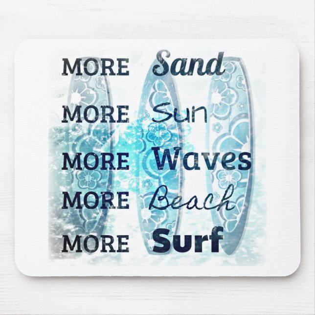 More Beach Life Mouse Mat (Front)