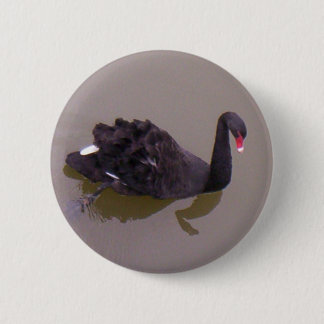 More Black Swan 6 Cm Round Badge