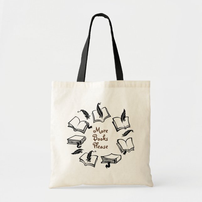More Books Please Tote Bag (Front)