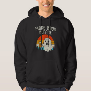 More Boos Please Ghost Beer Halloween Beer Drinkin Hoodie