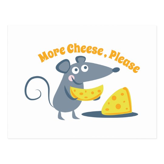 More Cheese, Please Postcard