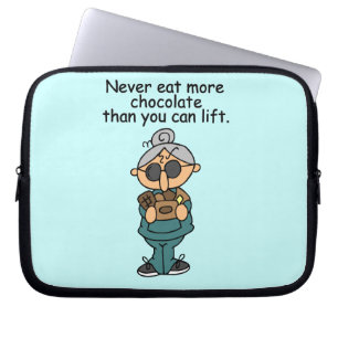 More Chocolate Humour Laptop Sleeve