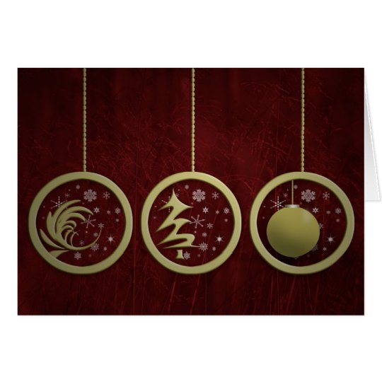 More Christmas Ornaments Card