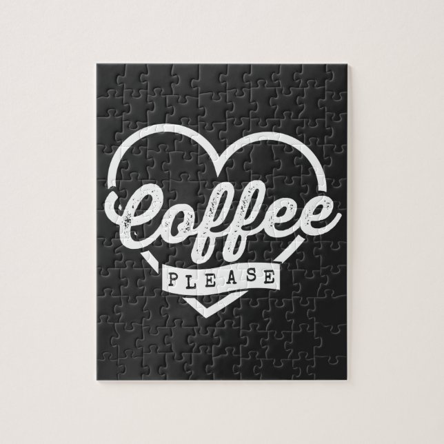 MORE COFFEE PLEASE JIGSAW PUZZLE (Vertical)