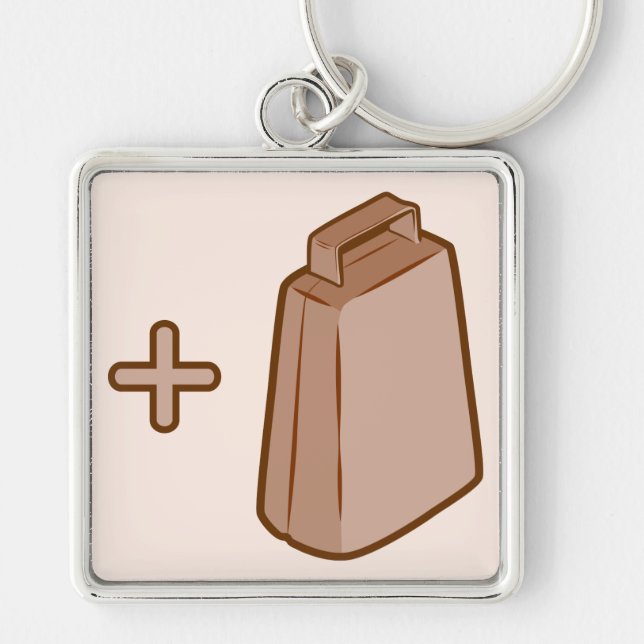 More Cowbell Key Ring (Front)