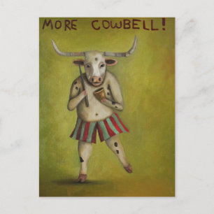 More Cowbell Postcard