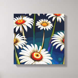 More Daisies: Floral Fun and Joy Canvas Print