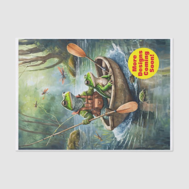 More designs coming soon tissue paper (Front)