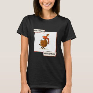 More Espresso Less Depresso Coffee Morning Essenti T-Shirt