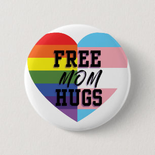 More Free Mum Hugs! 6 Cm Round Badge