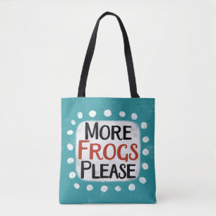More Frogs Please Tote Bag