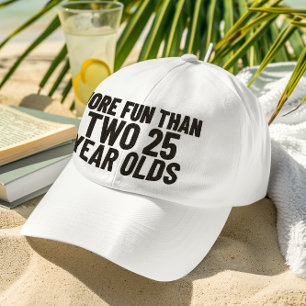 More Fun Than Two twenty two Year Olds gifts 50th Trucker Hat