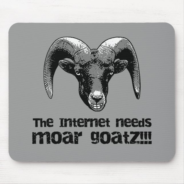More Goatz Mouse Mat (Front)