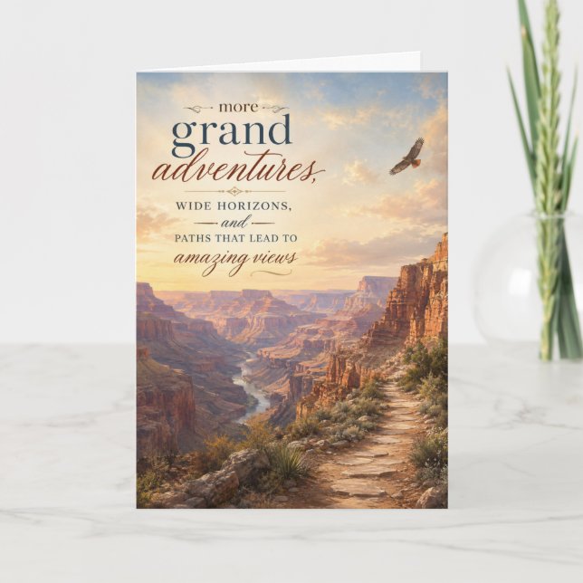 More Grand Adventures Birthday Card (Front)