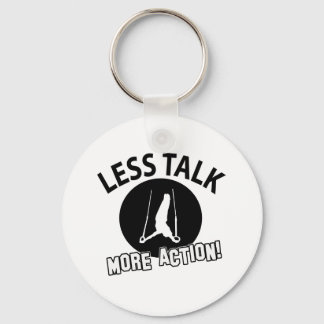 More Gymnastics less talk Key Ring