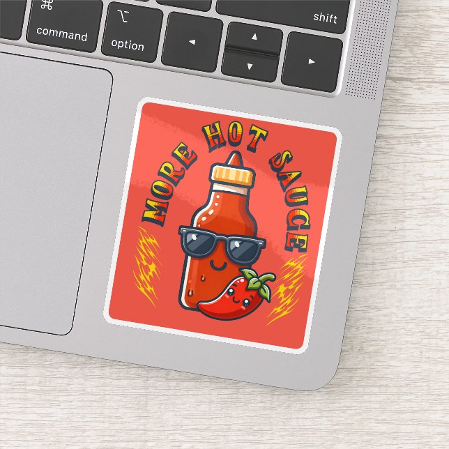 More Hot Sauce Spicy Food Lover Kawaii (Detail)