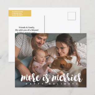 More is Merrier Holiday Photo