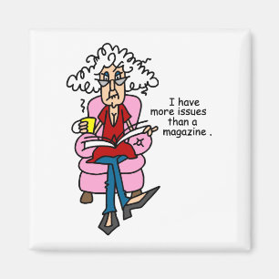 More Issues Than a Magazine Humour Magnet