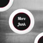 More Junk Magnet<br><div class="desc">Everyone has Junk, More Junk, the Rest of the Junk and the Other Stuff! This magnet is 1 of 4 Junk designs, any or all would be great of a file cabinet at home or the office. They are all a fun and humourous commentary on the state of your filing...</div>