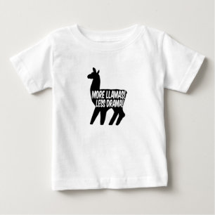 More Llamas Less Drama Baby T-Shirt