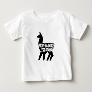 More Llamas Less Drama Baby T-Shirt