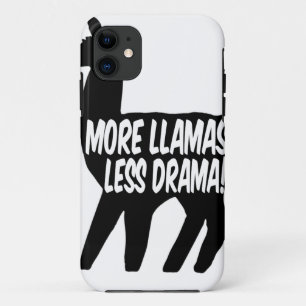 More Llamas Less Drama iPhone 11 Case