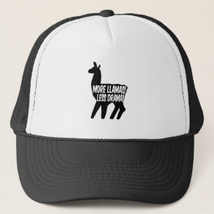 More Llamas Less Drama Trucker Hat