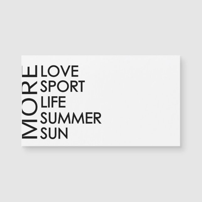 More love and sun (Front)