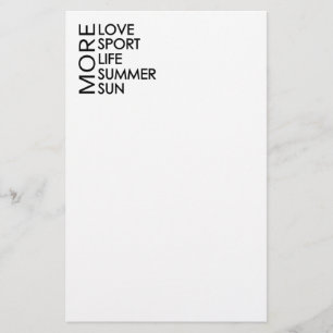 More love and sun flyer