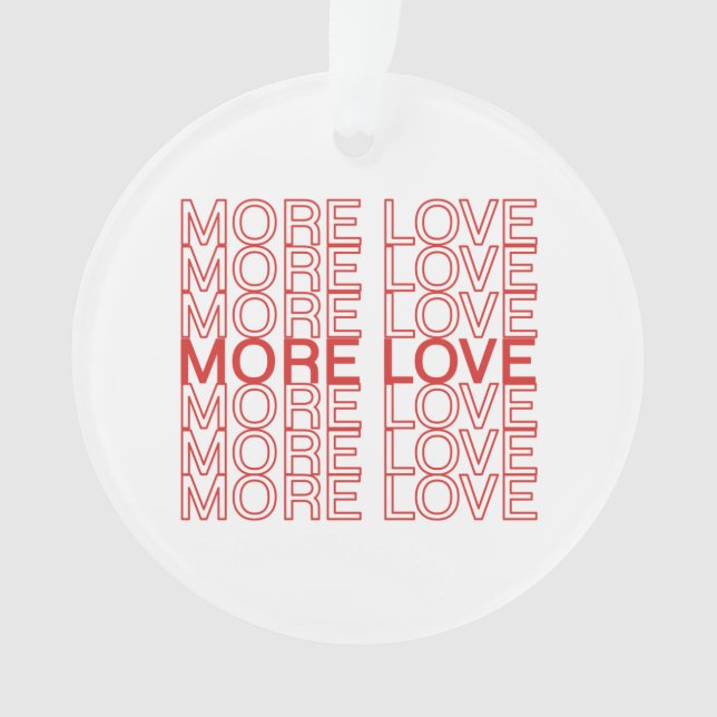 More love ornament (Front)