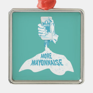 More Mayonnaise Metal Tree Decoration