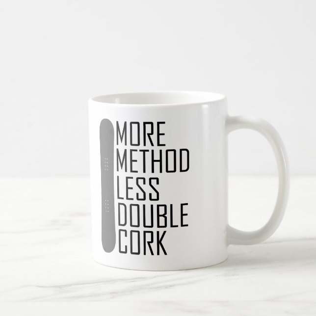 More Method Less Double Cork Coffee Mug (Right)